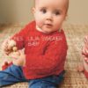 Enkeltoppskrift 2407-04 Lilja Sweater Baby