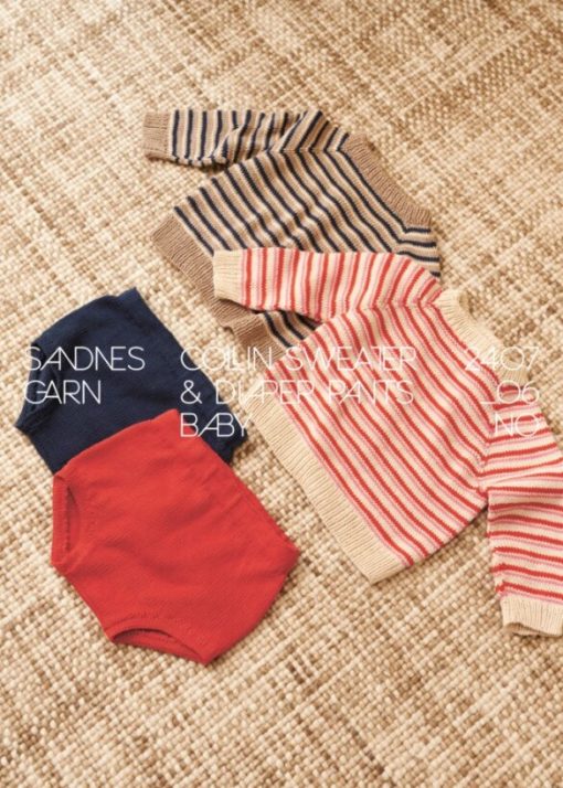 Enkeltoppskrift 2407-06 Colin Sweater & Diaper pants Baby