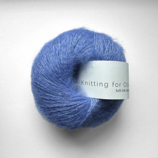 Lavendelblå Soft Silk mohair KFO