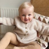 Petiteknit Novice cardigan MINI - Mohair edition