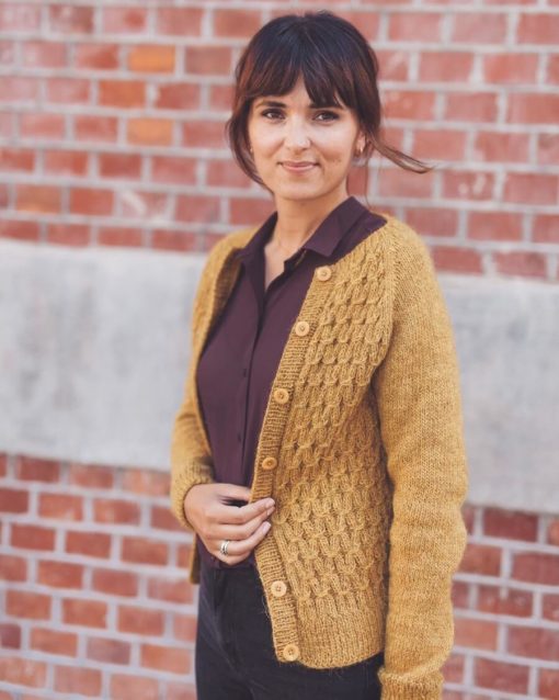 PetiteKnit Klassisk Smock-Cardigan