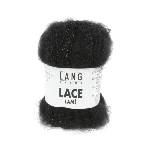 Lace Lamè fv 104 Sort m/sølv