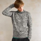 Enkeltoppskrift 2412-07 Harvey Sweater Man