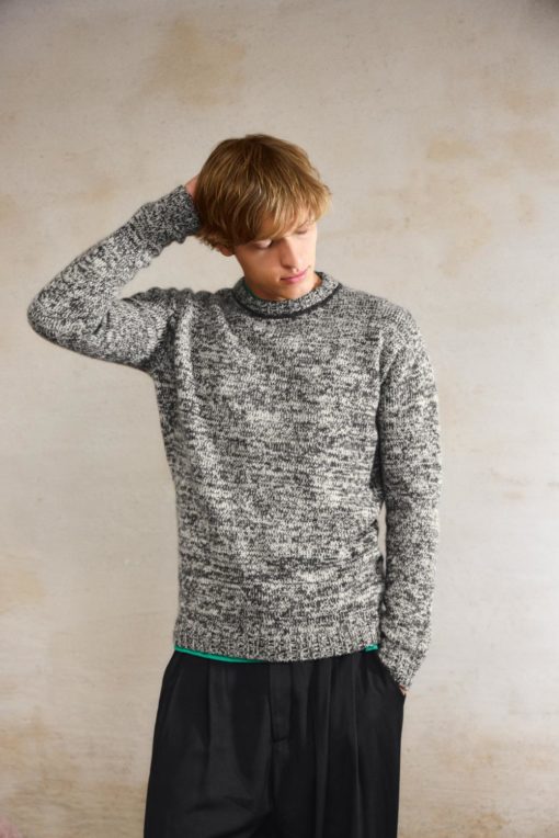 Enkeltoppskrift 2412-07 Harvey Sweater Man