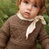 Enkeltoppskrift 2413-01 Guernsey Sweater Baby