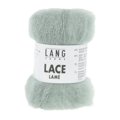 Lace Lamè fv 91 Lys Mint m sølv