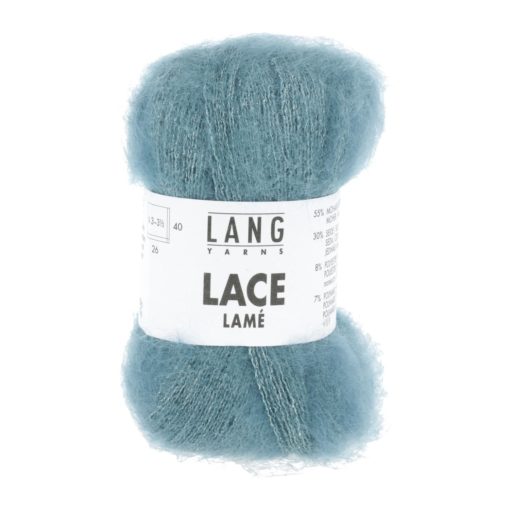 Lace Lamè fv 74 Aqua m sølv