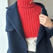 Le Knit Note Rib Neck