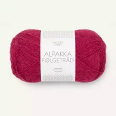 Alpakka Følgetråd Rumba Red 4255