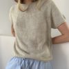 Le Knit Plain Yoke Tee 22