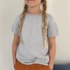 Le Knit Plain Yoke Tee 20 junior