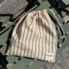 KOMMER! Forhåndsbestilling! Knitter's String Bag - Seersucker Twin Stripe