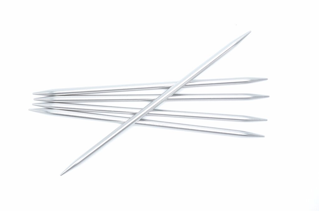 HOY Silver Aluminium Strømpepinner 12mm