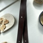 PetiteKnit Lærstropp Junobag