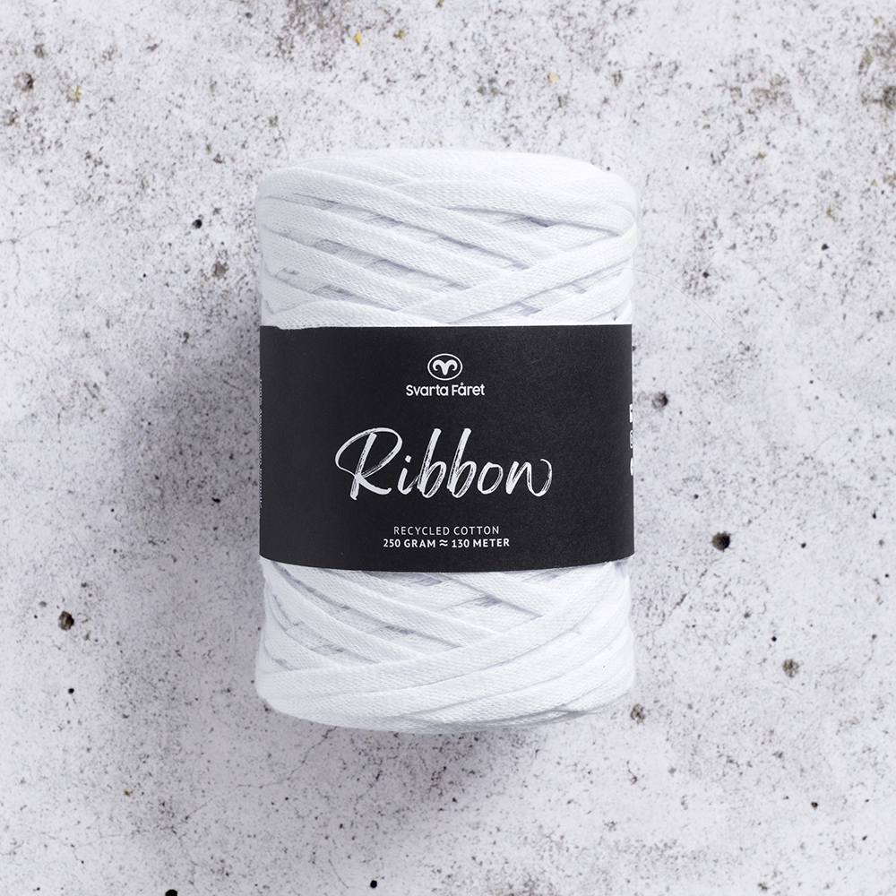 Svarta Fåret Ribbon 9004 Snow white