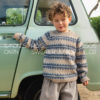 Enkeltoppskrift 2506_02 Ridge Sweater jr