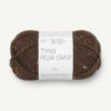 Tynn Peer Gynt 3085 Mørk brun m/natur tweed