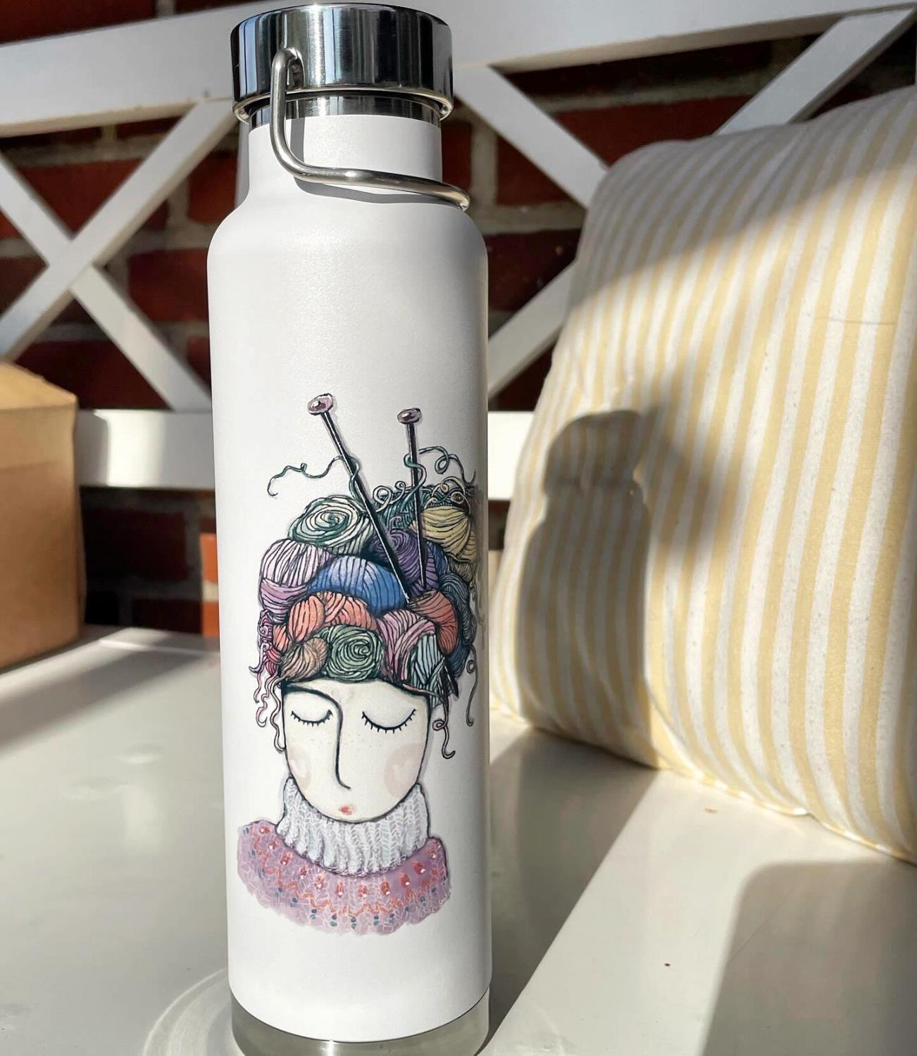 Strikkedame Thermoflaske EkanderJacobsen