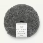 Ballerina Chunky Mohair Dark Grey melange 1053