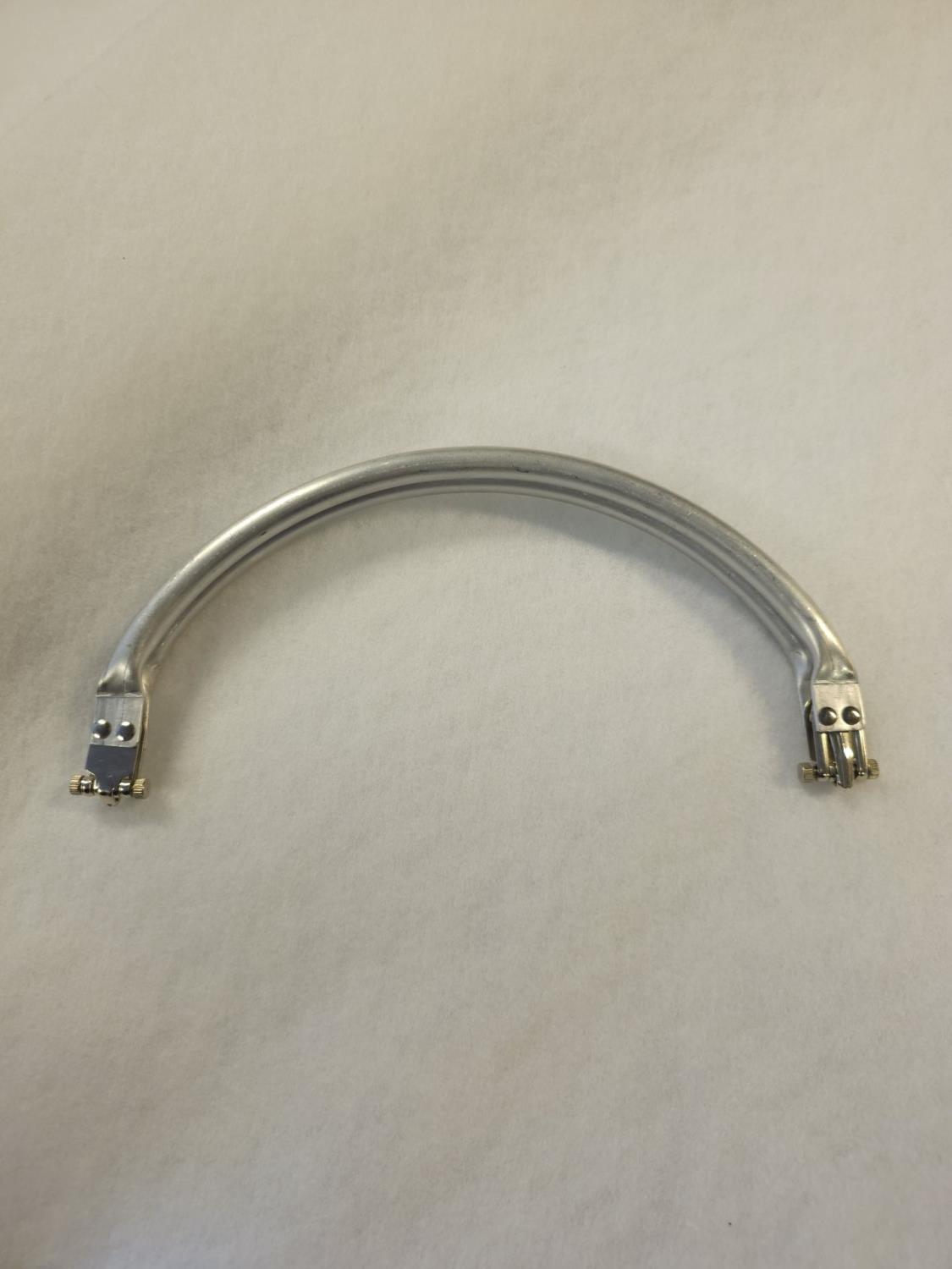 Veskelås Clutch 19 cm buet