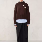 Enkeltoppskrift 2507_05 Mindy Sweater Chunky