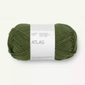 Atlas Mørk grønmelert 9072