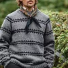 Enkeltoppskrift 2513_02 Ridge sweater Man