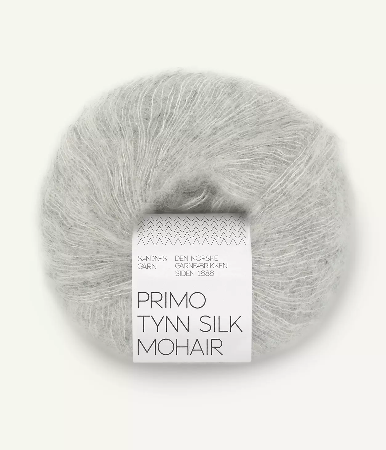 Primo Tynn Silk Mohair Lys Gråmelert 1022