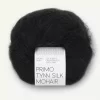 Primo Tynn Silk Mohair Svart 1099