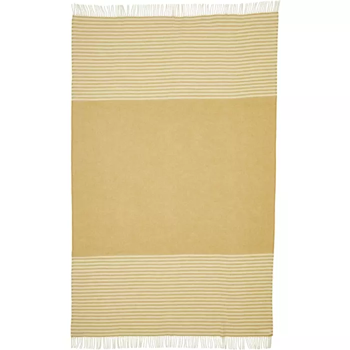 Pledd 100% ull Sunflower Yellow 130x200