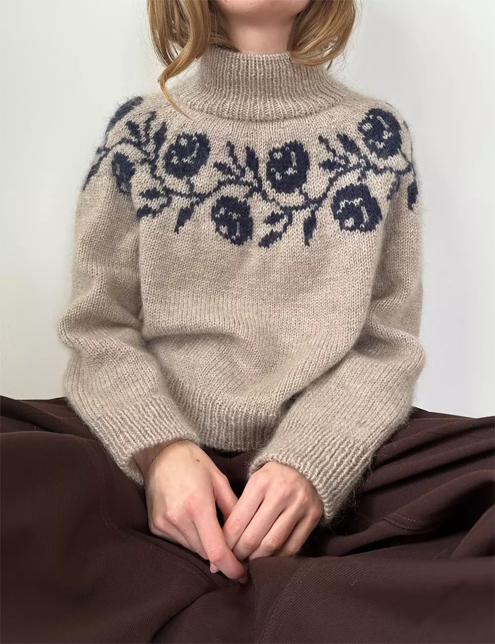 Le Knit Rosie Yoke Sweater