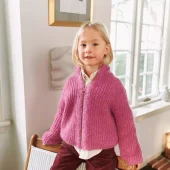 Enkelttoppskrift 2601_03 Tia Zipper Jacket junior