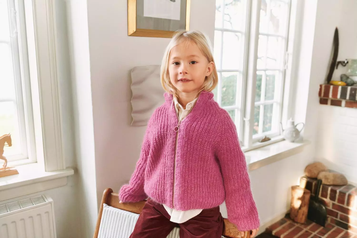 Enkelttoppskrift 2601_03 Tia Zipper Jacket junior