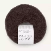 Tynn Silk Mohair Chocolate Plum 3591