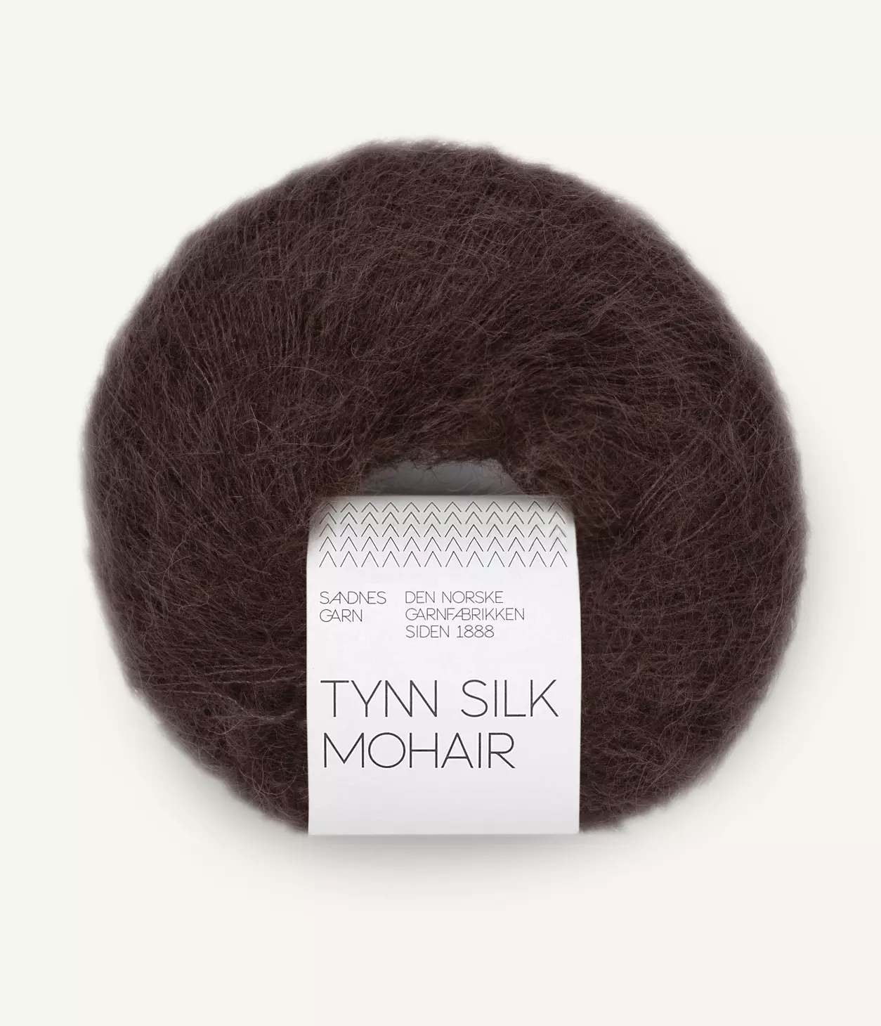 Tynn Silk Mohair Chocolate Plum 3591