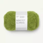 Børstet Alpakka Matcha 9564