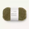 Børstet Alpakka Dark Olive 9873