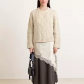 Enkeltoppskrift 2602-08 Loom Sweater