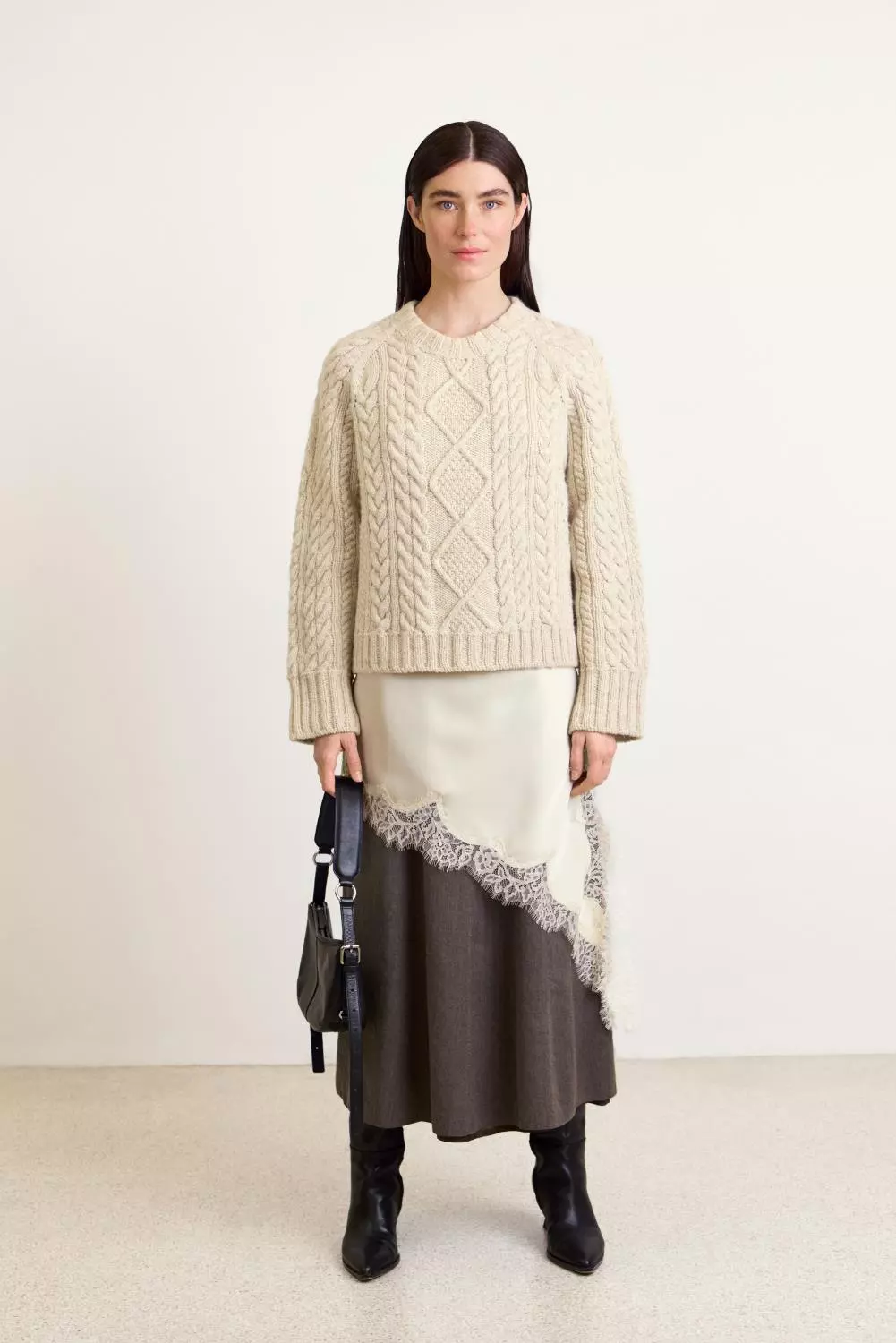 Enkeltoppskrift 2602-08 Loom Sweater