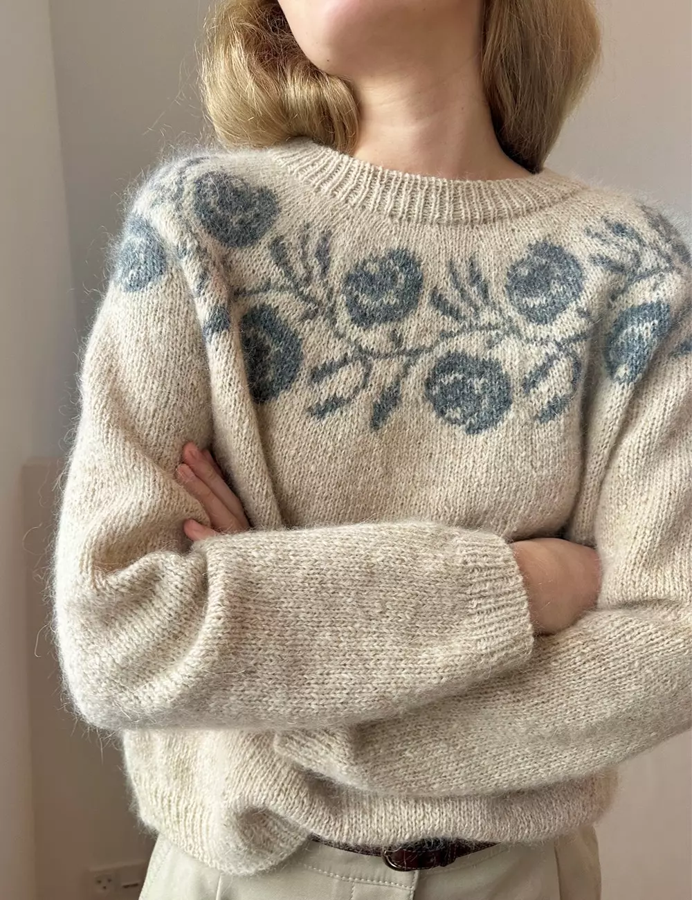 Le Knit Rosie Yoke Blouse