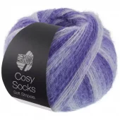 Cosy Socks 101 Soft Stripes Lilla
