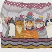 Cats in hats prosjektveske