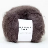 Tjukk Mohair Brun 080