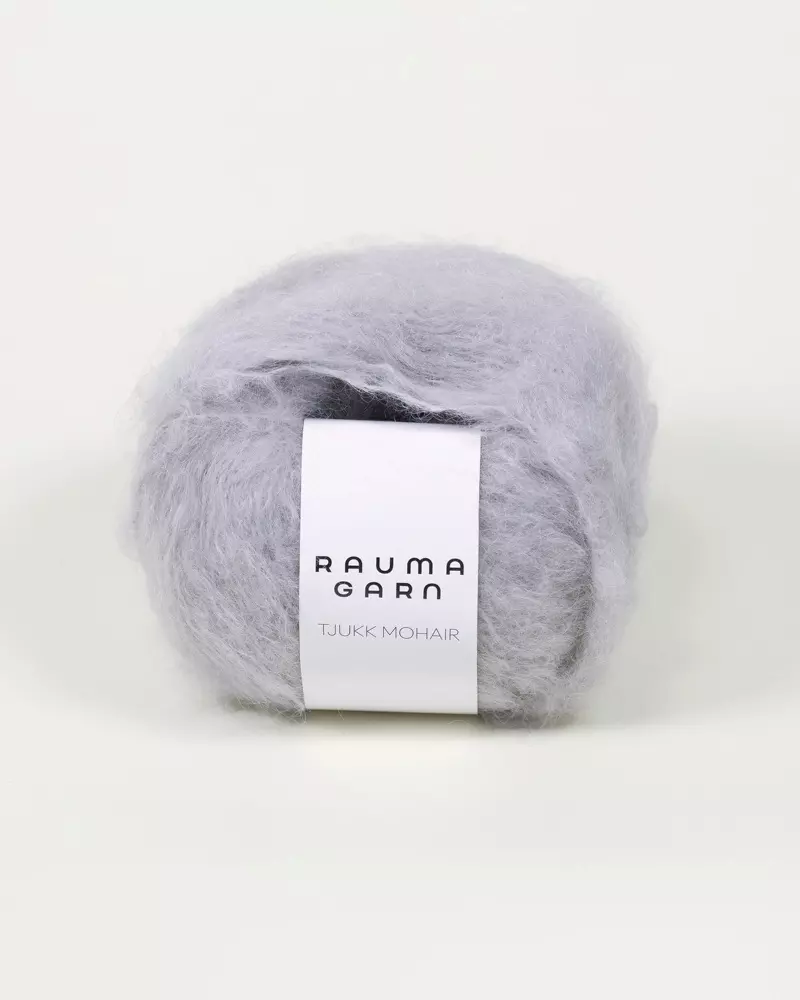 Tjukk Mohair Sølvrev 057