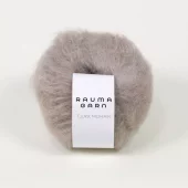 Tjukk Mohair Gråpus 030