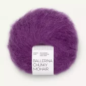 Ballerina Chunky Mohair Plum 5045