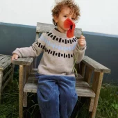 Enkeltoppskrift 2605-04 Cole Sweater Junior