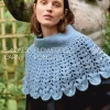 Enkeltoppskrift Flowerfield Poncho 2606_15