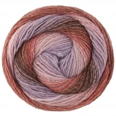 Gomitolo Versione 465 Rosabrun med orangetoner