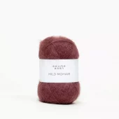 Mild Mohair Støvet Plomme 36